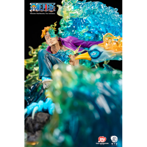 ONE PIECE - Ryu&amp;Ryu RYU Studios One Piece Marineford Arc Crocodile Resin Statue
